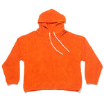 Reversible Pile Hoodie -  Orange