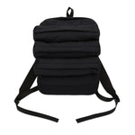 Day Pack - Black Quilted Recycled Nylon WR