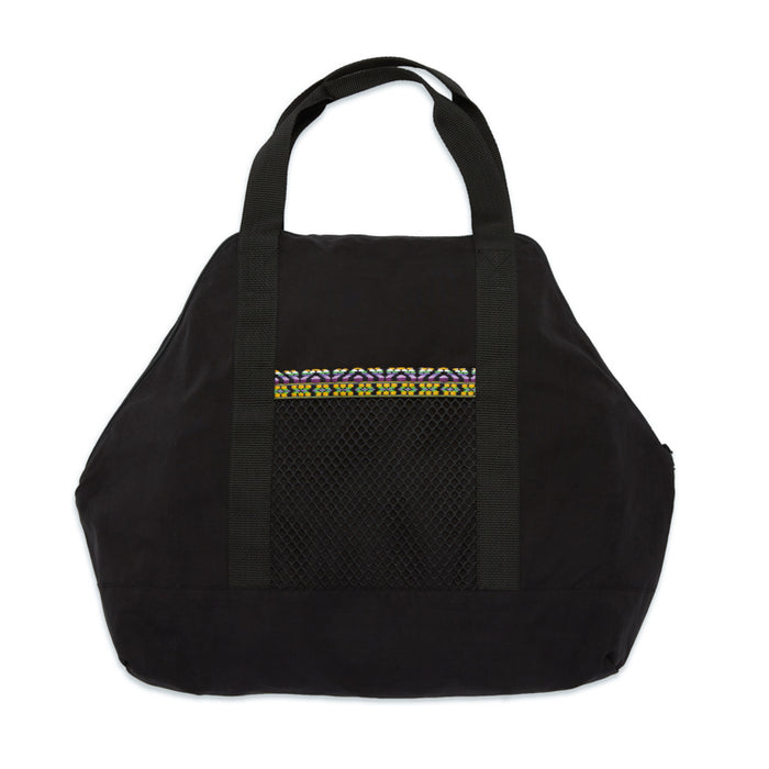 Weekend Bag - Black Waxed Cotton/Nylon