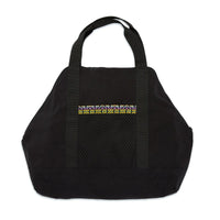 Weekend Bag - Black Waxed Cotton/Nylon