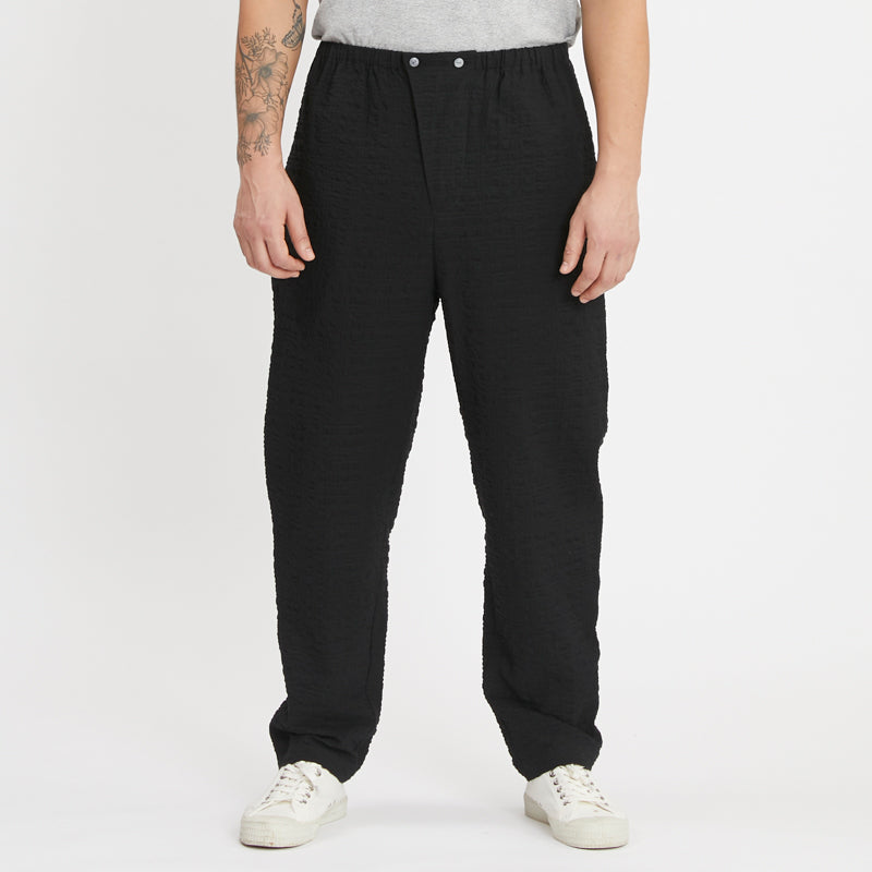 Rem Pant - Black Puckered