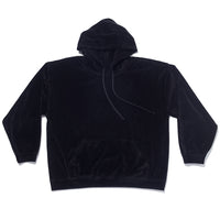 Velour Hoodie - Black