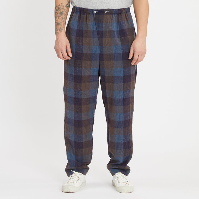Rem Pant - Blue & Purple Plaid