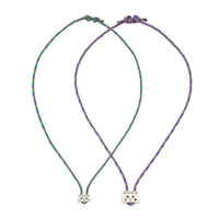 Small Hex Sterling Silver Necklace