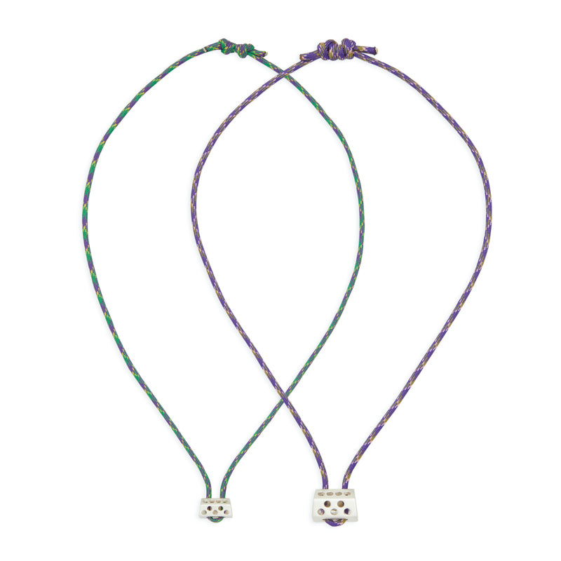 Small Hex Sterling Silver Necklace