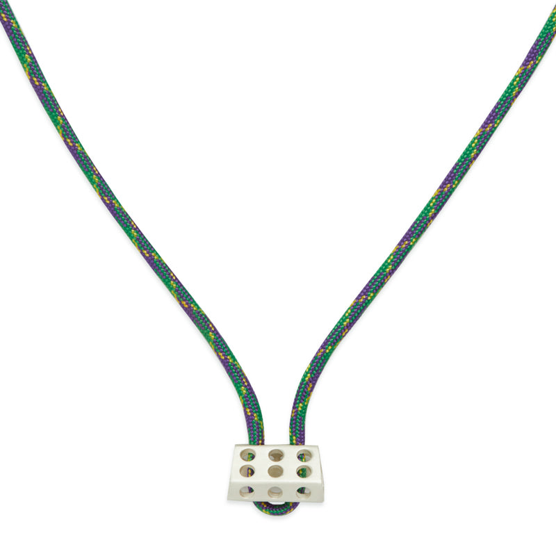 Small Hex Sterling Silver Necklace