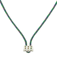 Small Hex Sterling Silver Necklace