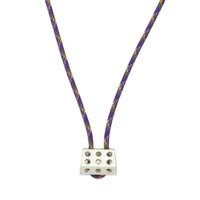 Large Hex Sterling Silver Necklace