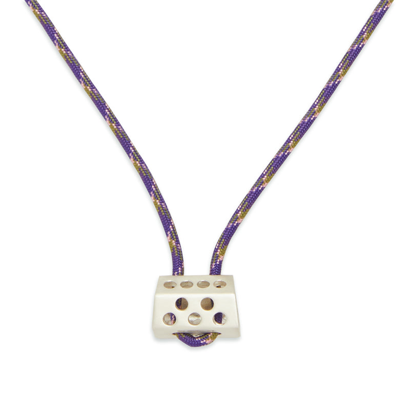 Large Hex Sterling Silver Necklace