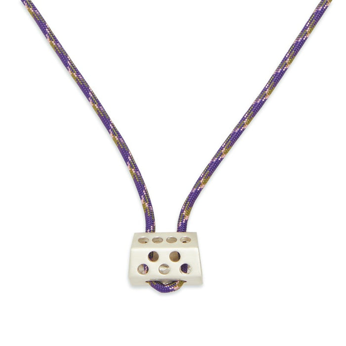 Large Hex Sterling Silver Necklace