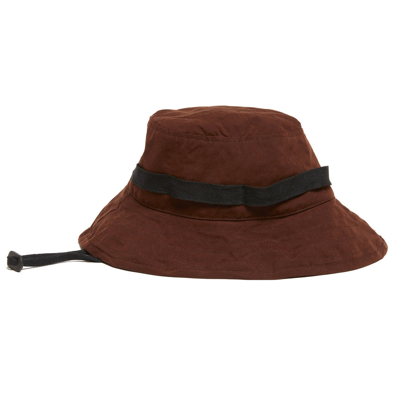 Boonie Bucket Hat - Brown Waxed Cotton/Nylon
