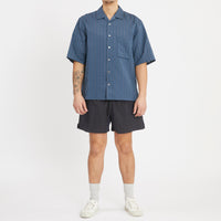 Aloha Shirt - Blue Translucent Stripe