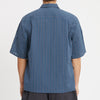 Aloha Shirt - Blue Translucent Stripe