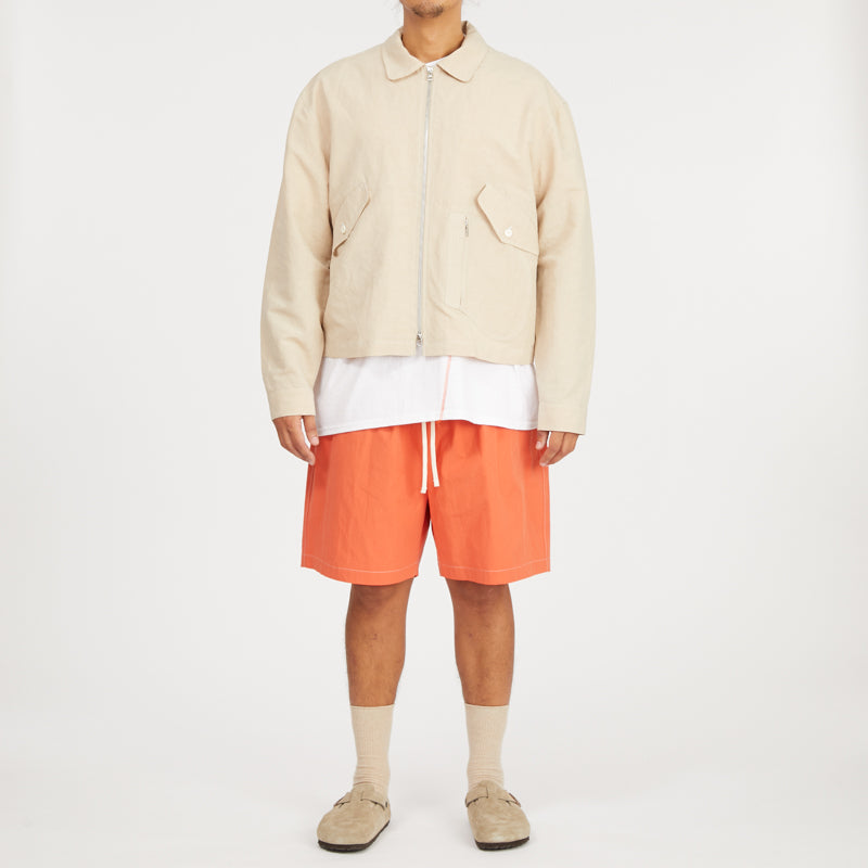 Range Jacket - Beige Linen/Cotton