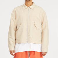 Range Jacket - Beige Linen/Cotton