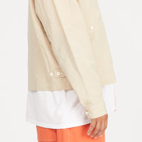 Range Jacket - Beige Linen/Cotton