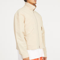 Range Jacket - Beige Linen/Cotton