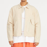 Range Jacket - Beige Linen/Cotton