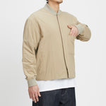 Horizon Bomber  - Tan Quilted Recycled Nylon