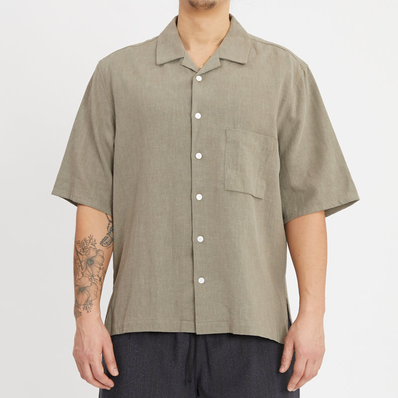 Aloha Shirt - Taupe