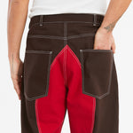 Stone Cutter Pant – Brown & Red Duck Cotton Canvas