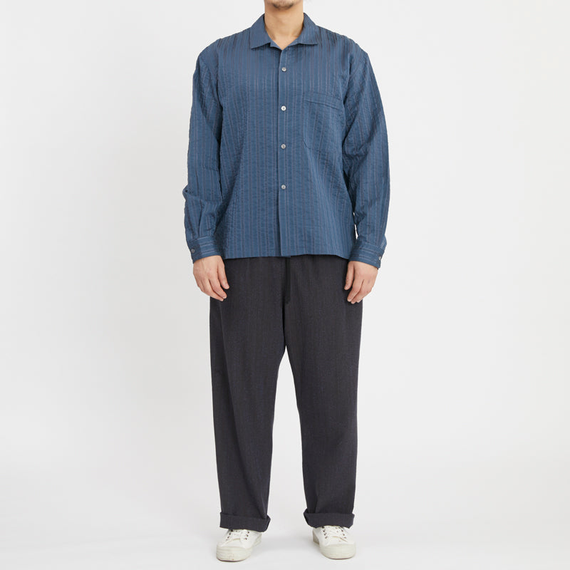 Jam Shirt - Blue Translucent Stripe