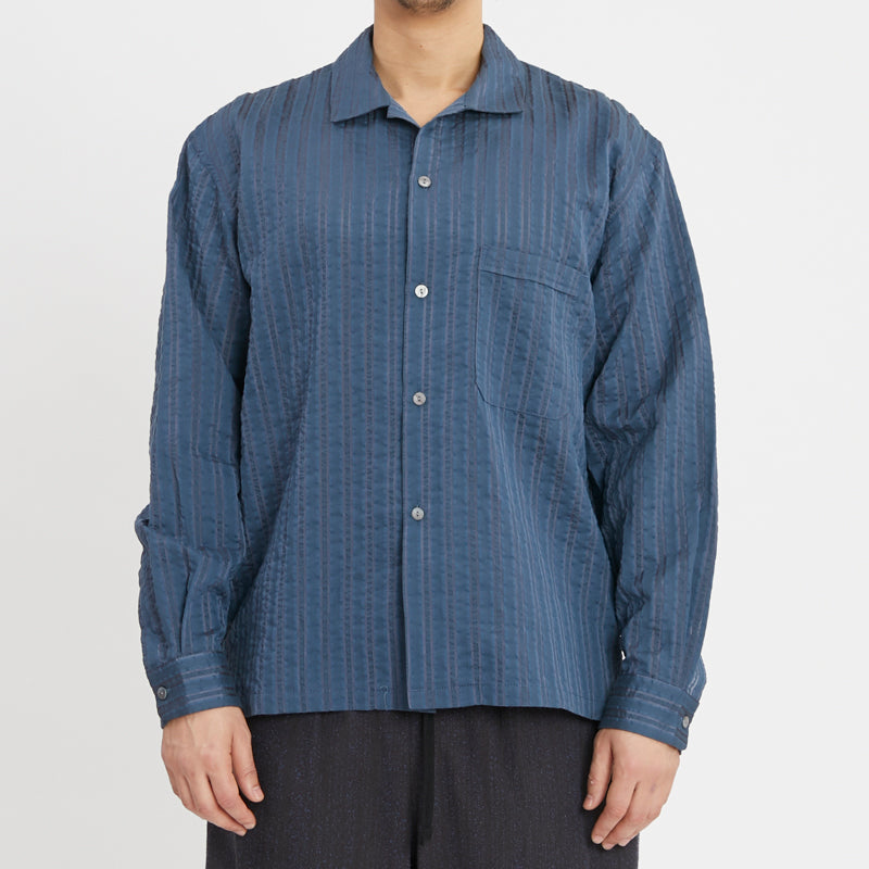 Jam Shirt - Blue Translucent Stripe