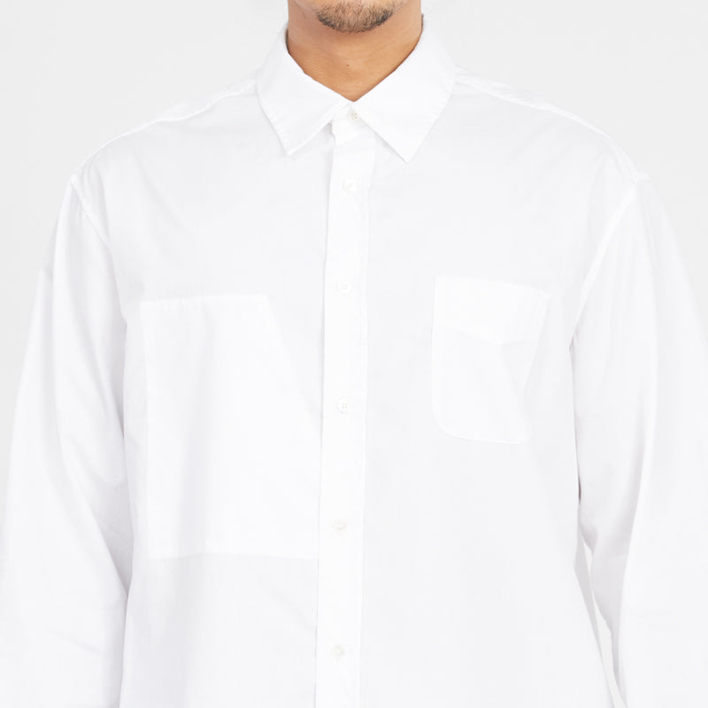 Dexter Shirt - White Lux Cotton Poplin
