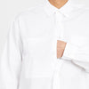 Dexter Shirt - White Lux Cotton Poplin