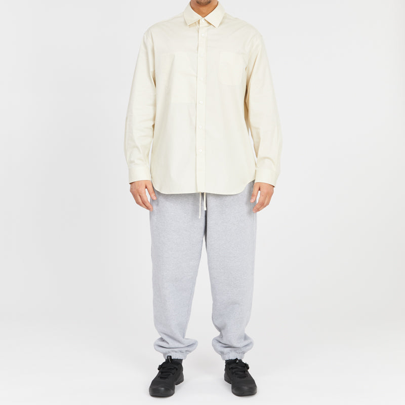 Dexter Shirt - Cream Lux Cotton Poplin