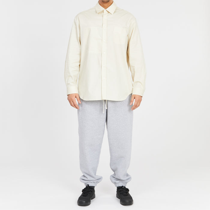 Dexter Shirt - Cream Lux Cotton Poplin