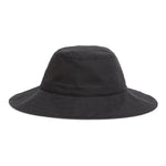 Bucket Hat - Black Coated Linen/Cotton