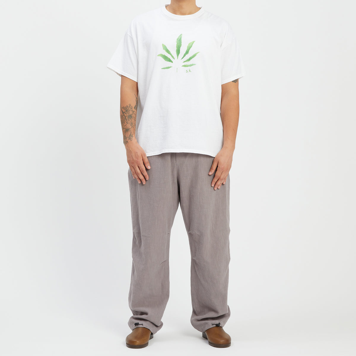 M100 Pant - Grey Ramie