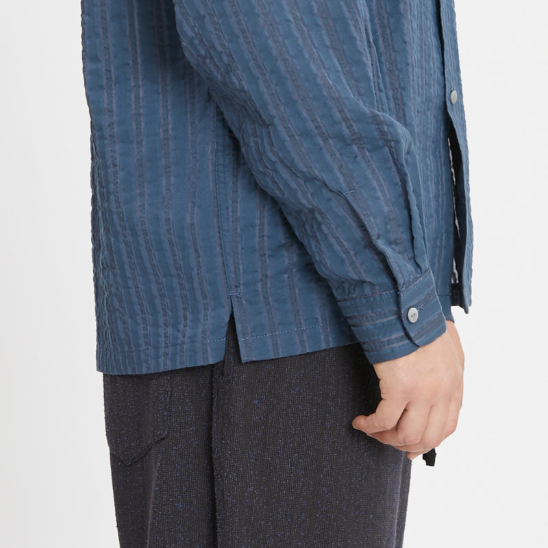 Jam Shirt - Blue Translucent Stripe