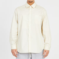 Dexter Shirt - Cream Lux Cotton Poplin