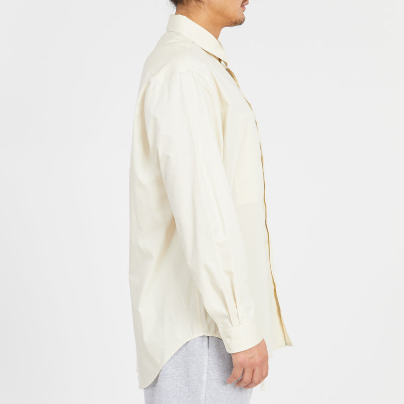 Dexter Shirt - Cream Lux Cotton Poplin