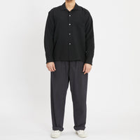 Jam Shirt - Black Puckered