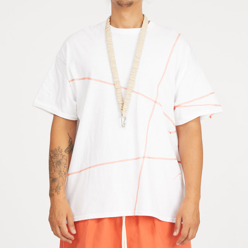 Lanyard Keychain Beige Linen/Cotton