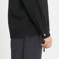 Jam Shirt - Black Puckered