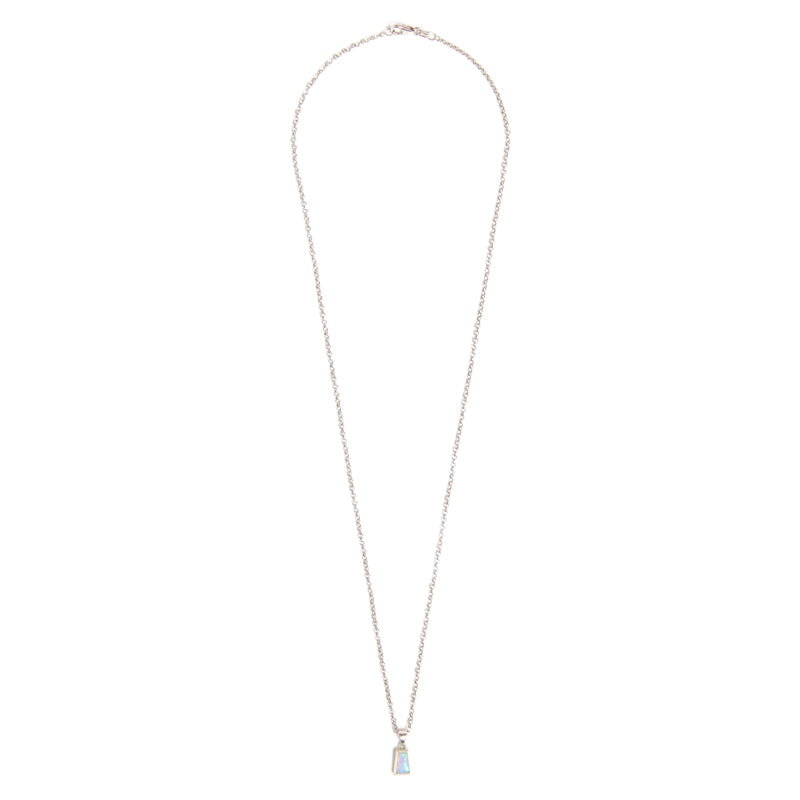 Opal Pendant Sterling Silver Necklace