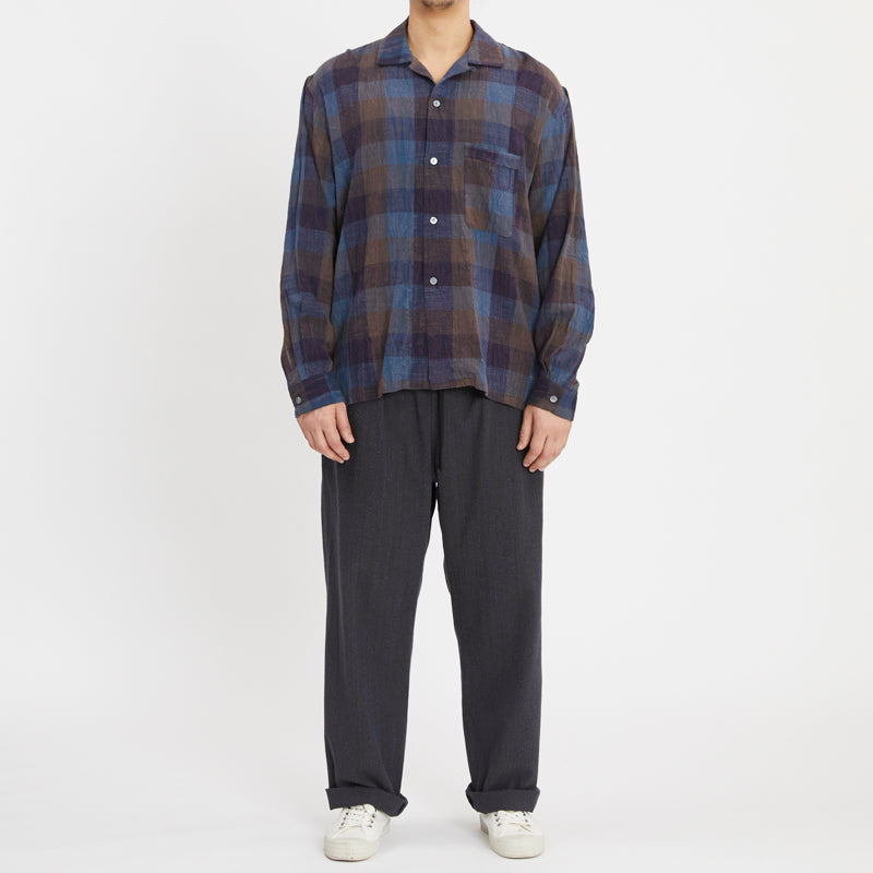 Jam Shirt - Blue & Purple Plaid