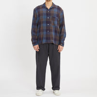 Jam Shirt - Blue & Purple Plaid