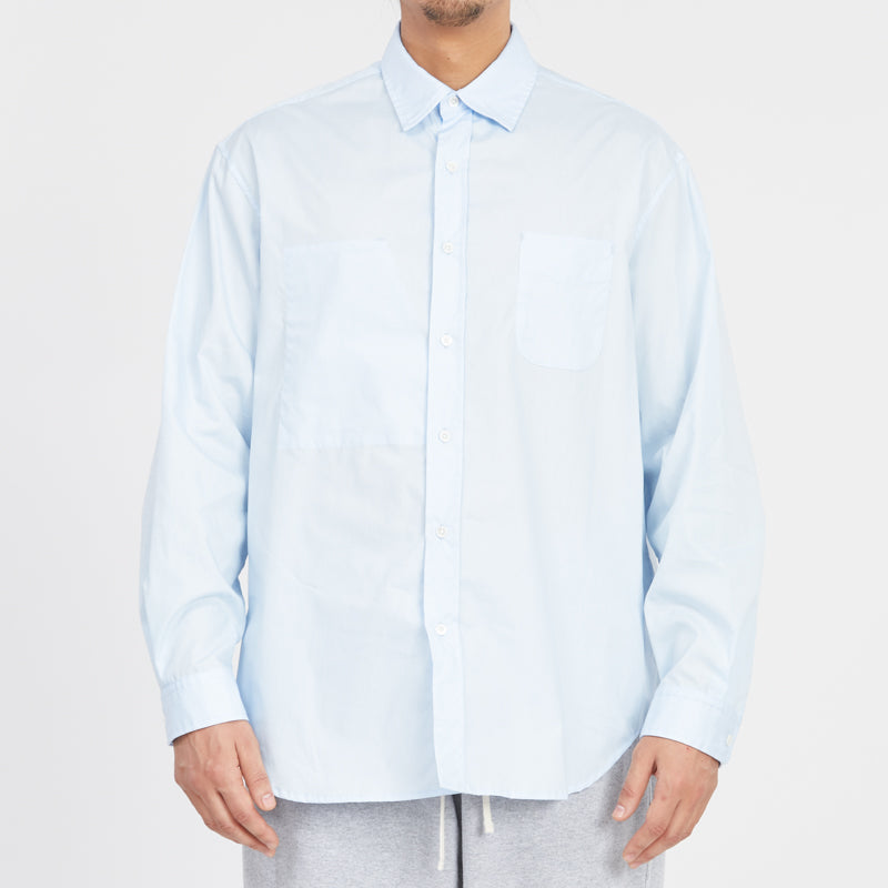 Dexter Shirt - Light Blue Lux Cotton Poplin