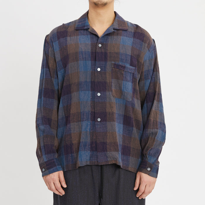Jam Shirt - Blue & Purple Plaid