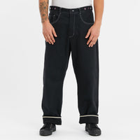 Ranch Pant - Black Brushed Cotton Twill