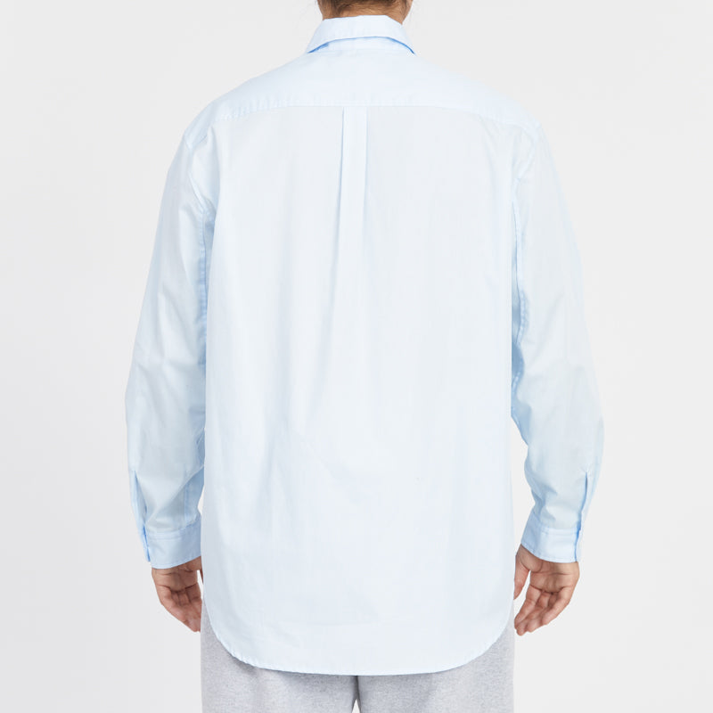 Dexter Shirt - Light Blue Lux Cotton Poplin