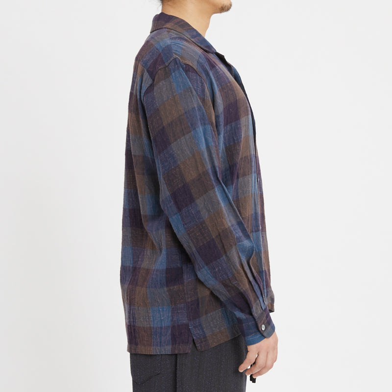 Jam Shirt - Blue & Purple Plaid