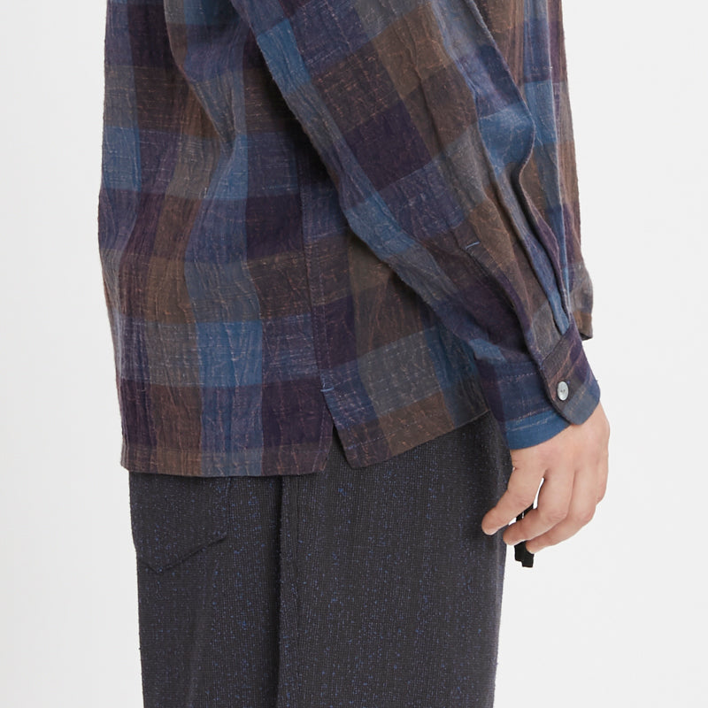 Jam Shirt - Blue & Purple Plaid