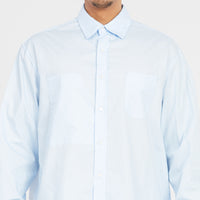 Dexter Shirt - Light Blue Lux Cotton Poplin