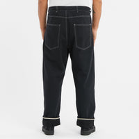 Ranch Pant - Black Brushed Cotton Twill